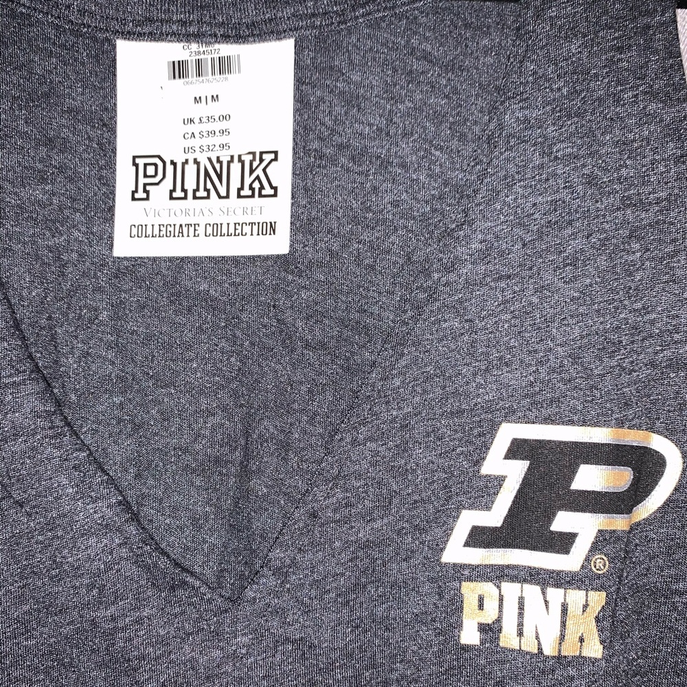 PINK Purdue Choker Neck Muscle Tank - NWT - Picture 2 of 4